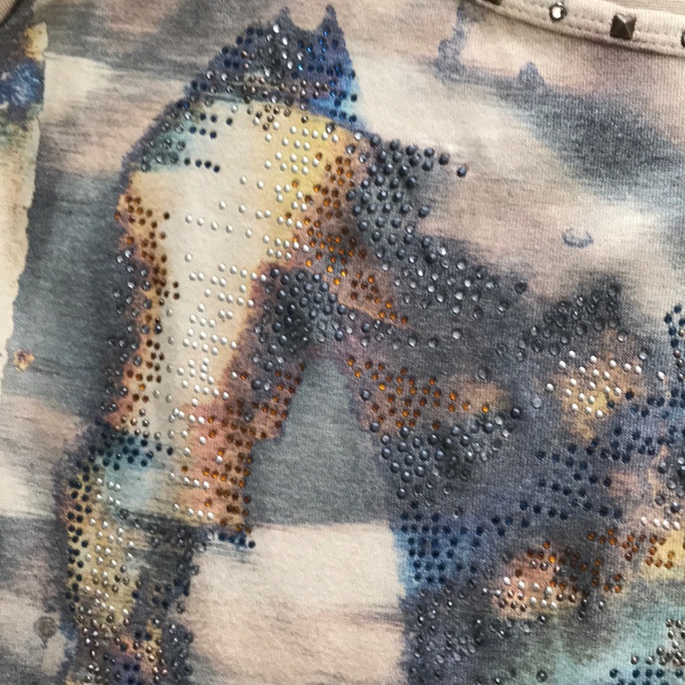 Gorgeous Unique Multi Colored Tunic - image 4